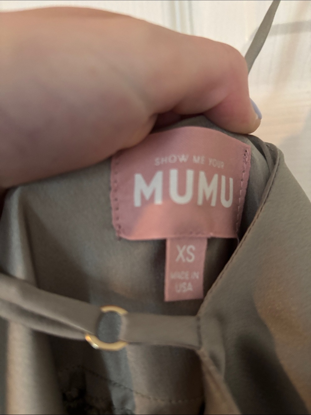 Show Me Your Mumu: Tuscany Maxi Slip Dress in Sage Green - Picture 4 of 5